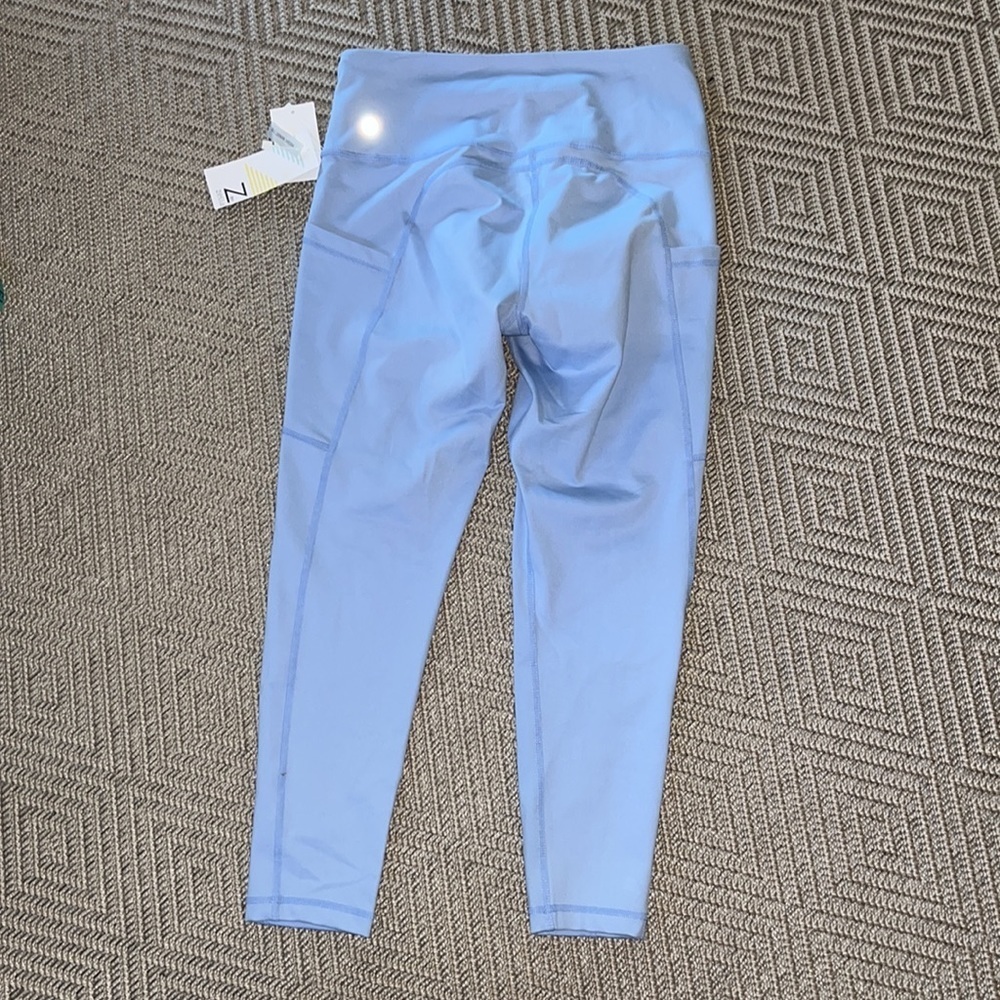 Z BY ZELLA High Rise 7/8 Daily Pocket Leggings In Blue Serenity - Picture 6 of 6